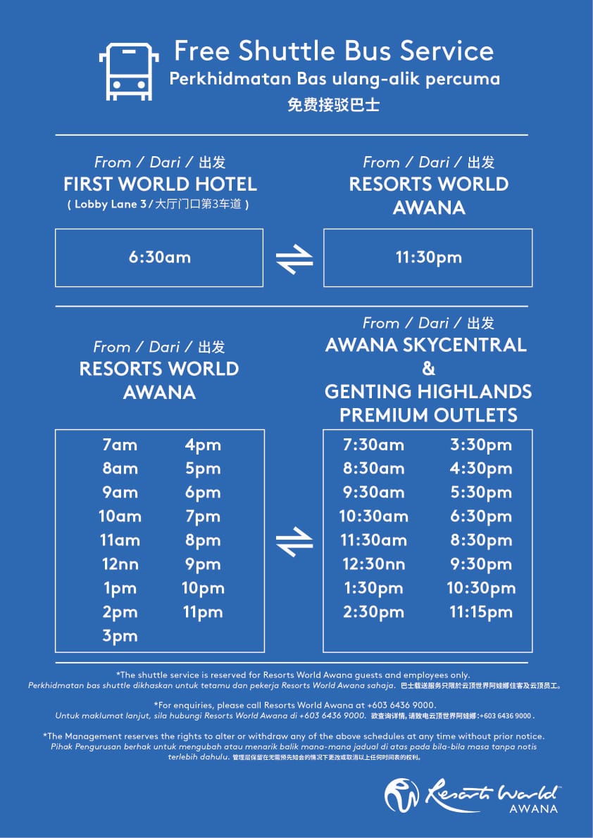 Getting Here Resorts World Genting
